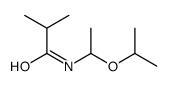 2-methyl-N-(1-propan-2-yloxyethyl)propanamide结构式