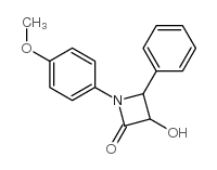 3-Hydroxy-1-(4-methoxyphenyl)-4-phenylazetidin-2-one picture