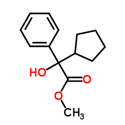 Methyl cyclopentylphenylglycolate structure