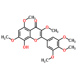 8-羟基-3,5,7,3',4',5'-六甲氧基黄酮图片