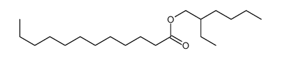 Dodecanoic acid,2-ethylhexyl ester structure