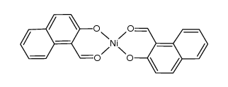 [bis(2-hydroxy-1-naphthaldehydato)nickel(II)] Structure