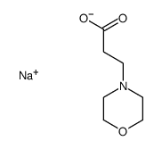 sodium 3-(4-morpholinyl)propanoate Structure