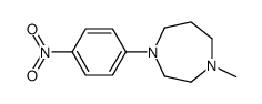 1-methyl-4-(4-nitrophenyl)-1,4-diazepane结构式