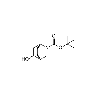 (1R,4R,5R)-5-羟基-2-氮杂双环[2.2.2]辛烷-2-羧酸叔丁酯结构式