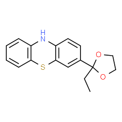 2-ETHYL-2-(FENOTHIAZIN-3-YL)-DIOXALANE structure