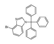 4-Bromo-1-trityl-1H-benzimidazole Structure