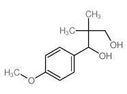 1,3-Propanediol,1-(4-methoxyphenyl)-2,2-dimethyl- structure