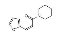 3-(furan-2-yl)-1-piperidin-1-ylprop-2-en-1-one结构式