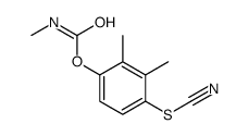 (2,3-dimethyl-4-thiocyanatophenyl) N-methylcarbamate Structure