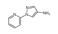 1-(吡啶-2-基)-1H-吡唑-4-胺结构式