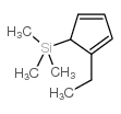 1-乙基-5-(三甲基硅基)-1,3-环戊二烯结构式