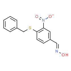 4-(BENZYLSULFANYL)-3-NITROBENZENECARBALDEHYDE OXIME picture