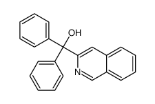 异喹啉-3-基二苯基甲醇结构式