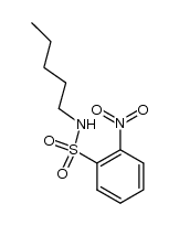 2-nitro-N-pentyl-benzenesulfonamide Structure