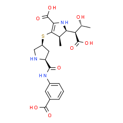 Hydrolysed ertapenem Structure