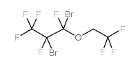 1,2-DIBROMOPENTAFLUOROPROPYL 2,2,2-TRIFLUOROETHYL ETHER Structure