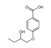 4-(2-hydroxybutoxy)benzoic acid Structure