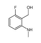 Benzenemethanol, 2-fluoro-6-(methylamino)- (9CI) structure