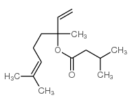 LINALYL ISOVALERATE Structure