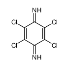 2,3,5,6-tetrachloro-p-quinondiimine结构式