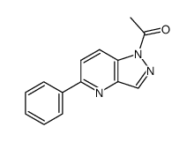 1-acetyl-5-phenyl-1H-pyrazolo[4,3-b]pyridine Structure