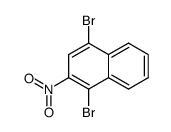 1,4-Dibromo-2-nitronaphthalene structure