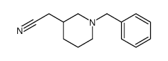 1-(苯基甲基)-3-哌啶乙腈结构式