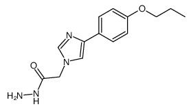 2-(4-(4-propoxyphenyl)-1H-imidazol-1-yl)acetohydrazide Structure