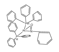 Pt(PPh3)2(C6H5NO)结构式