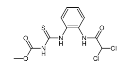 Methyl-4-(o-dichloracetamidophenyl)-3-thioallophanat结构式