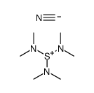 tris (dimethylamino)sulfonium cyanide Structure