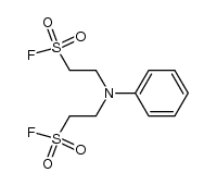 2,2'(Phenylimino)bis[ethansulfonylfluorid] Structure