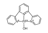 Platinum(II)(2,2:6,12-terpyridine)ChlorideHydrate结构式