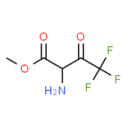 2-Amino-4,4,4-trifluoro-3-oxobutyric acid methyl ester Structure