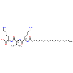 Palmitoyl tripeptide-5 Structure