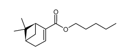 Myrtensaeure-n-amylester Structure