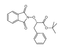 (2S)-A-[(1,3-二氢-1,3-二氧代-2H-异吲哚-2-基)氧基]-苯丙酸-1,1-二甲基乙酯结构式