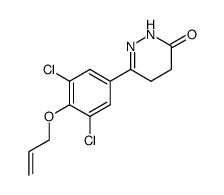 6-(4-allyloxy-3,5-dichloro-phenyl)-4,5-dihydro-2H-pyridazin-3-one Structure