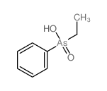 Arsinic acid,As-ethyl-As-phenyl- structure