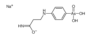 [4-[(2-Carbamoylethyl)amino]phenyl]arsonic acid sodium salt picture