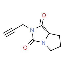 1H-Pyrrolo[1,2-c]imidazole-1,3(2H)-dione,tetrahydro-2-(2-propynyl)-,(7aS)-(9CI) picture