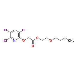 Triclopyr butoxyethyl ester Structure