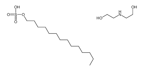 肉豆蔻醇硫酸酯DEA盐结构式
