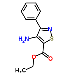 ethyl 4-amino-3-phenylisothiazole-5-carboxylate Structure