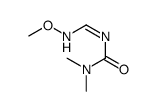 Urea, N-[(methoxyimino)methyl]-N,N-dimethyl- (9CI) structure