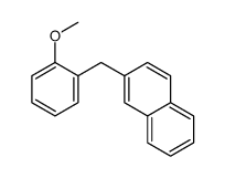 2-[(2-methoxyphenyl)methyl]naphthalene Structure