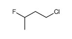 1-chloro-3-fluorobutane Structure