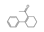 1-(2-phenylcyclohex-1-en-1-yl)ethanone结构式