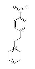 N-[2-(p-nitrophenyl)ethyl]quinuclidinium结构式